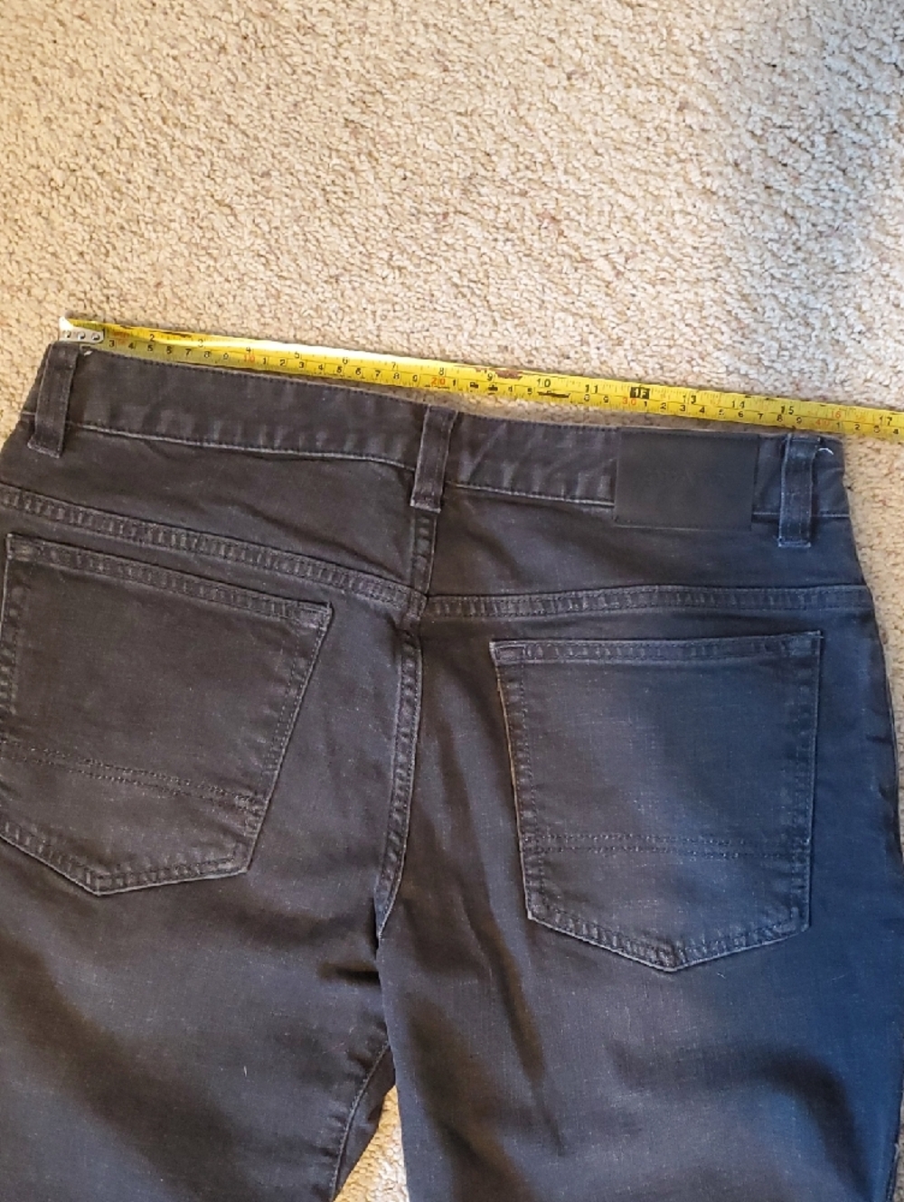 Prana Straight Fit Black Jeans - 32x32 - Picture 8 of 10